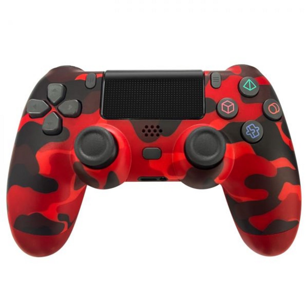 PS4 콘솔용 무선 컨트롤러 듀얼 진동 카모 게임 조이스틱 리모컨