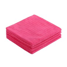 쓱싹 국산 60x40 10장 빠른건조 흡수 초극세사 크리너 걸레 행주 핑크