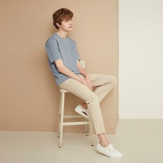 베이직하우스 쿨분또 솔리드 블록 반팔 티셔츠 리뷰후기