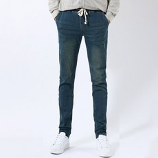 언탭트 남성용 데일리 사방스판 슬림 워딩 밴딩 청바지 리뷰후기