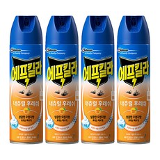 가성비 끝판왕 에프킬라 후기_에프킬라 모기 스프레이 내추럴후레쉬 오렌지향, 500ml, 4개