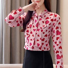 포플러앤씨 걸스데이 하트 블라우스