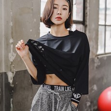 나야스타일 여성용 요가 티셔츠 A-664 리뷰후기