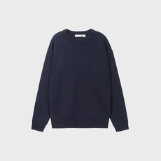 베이직하우스 남성용 캐시 크릴 이중직 라운드 풀오버 니트 HUKT7101 리뷰후기