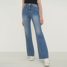 레이디볼륨 여성용 CUTTIN WIDE DENI 팬츠