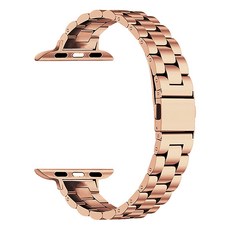 힐링쉴드 애플워치 클래식 슬림 메탈 스트랩 38 / 40 / 41mm, 로즈골드