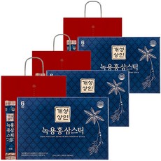 개성상인 녹용 홍삼 스틱 30개입 + 쇼핑백, 300ml,