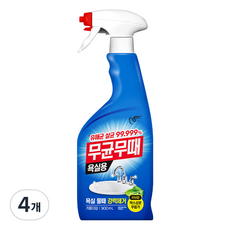 무균무때 욕실용 세정제 단품, 900ml, 4개