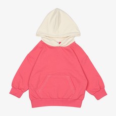 레인보우키즈 아동용 쁘띠 배색 후드티