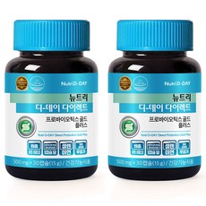 뉴트리디데이 다이렉트 프로바이오틱스 골드 플러스 병 유산균, 30정, 15g,