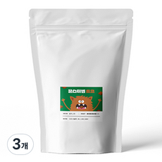 캅카와 몬스터빈 초코 원두커피, 프렌치 프레스, 500g, 3개