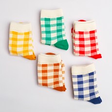 위삭스앤파파맘 아동용 우리섬유 J나떼 양말 5족