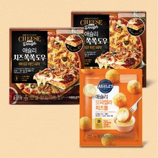 애슐리 치즈쏙쏙도우 바비큐 치킨 피자 2판 + 모짜렐라 치즈볼 1봉 리뷰후기