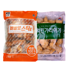 사조오양 버팔로 스틱 사조 치킨 가라아게 리뷰후기