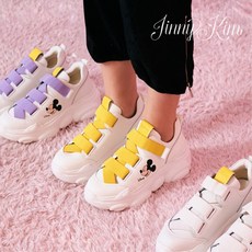 리얼레더 디즈니 미키 밴디 스니커즈 리뷰후기