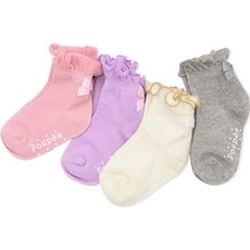 코튼키즈 D리본프릴 유아 아동 양말 남아 여아 어린이 아기