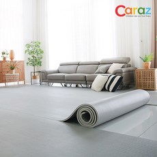 카라즈 돌돌이 매트 린넨아이보리 층간소음 복도 매트