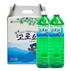 이번주 마지막할인  고로쇠 _2024 첫물 하동 지리산 고로쇠, [옵션1]고로쇠수액1.5L x 6병, 1.5L, 6개