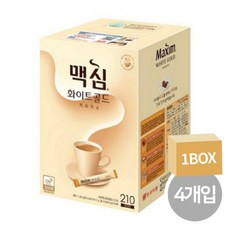 맥심 화이트 골드 커피믹스, 11.7g, 210개입, 4개