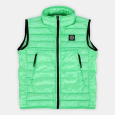 디몬트 22 F/W 스톤 키즈 와펜 로고 패치 경량 패딩 조끼(그린) 7716G0332 V0050 10 12A