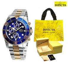 INVICTA 한국공식수입원 정품 인빅타 남성용 크로노그래프 메탈시계 1773