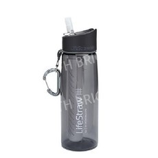 라이프 스트로우 고 시리즈 LifeStraw Go 워터 필터 보틀 하이킹 배낭여행 여행용 4컬러, Gray 22온스