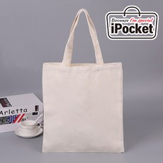 IOCKET 아이포켓 캔버스 무지 에코백 가방