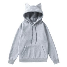 고양이귀 후드티 오버핏 고양이 모자 후드 귀여운