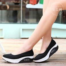 도오빠 여성 키높이 운동화 4CM 미들힐 매쉬 런닝화 스포츠화 패션 캐주얼 데일리 트렌드 캐주얼화 봄 여름 가을 겨울 사계절 패션운동화 여자키높이 10대 20대 30대 여자운동화 리뷰후기