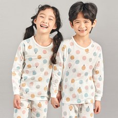 캐릭모아키즈 쟈가드 유아 아동 주니어 내의 내복 실내복 9부-달달아이스크림 리뷰후기