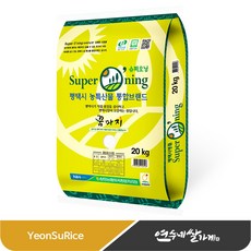송탄농협 슈퍼오닝 꿈마지 특등급 평택쌀, 20kg, 1개