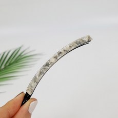 프랑스핀 피 마블 스몰 슬림 빗살 바나나핀