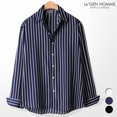 르젠옴므 남성용 심플 라인 포인트 노멀핏 쉬폰 셔츠 LNSH1824SS 리뷰후기