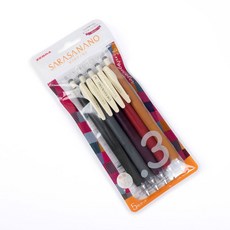 ZEBRA 사라사나노 젤잉크펜 0.3mm 빈티지시리즈5세트B, 색상, 1개