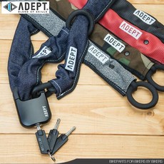 ADET 더블루프 체인락 자전거자물쇠 OD-511