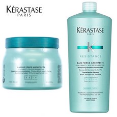 인기상품  케라스타즈 Top5_1+1 케라스타즈 샴푸 손상된 머리카락을 강력하게 고치다 1000ml + 500ml 헤어마스크 MASQUE FORCE ARCHITECTE