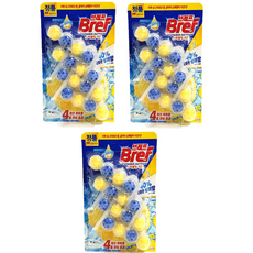 헨켈 브레프 파워액티브 변기세정제 레몬향 4p, 200g, 3개
