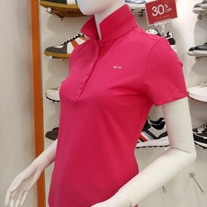 루이까스텔 여성 21년 봄 여름신상 @ 솔리드 요꼬에리 반팔 티셔츠 @