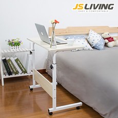 JS리빙 컴퓨터 책상 간이 공부 서재 탁자 노트북 선반형 전면 가정용 인테리어 오피스 학생 조립식 스터디 테이블 사무실 게이밍 데스크 미니 보조 K_8 60X70-94X40, DT-300S 베이직 하이 테이블