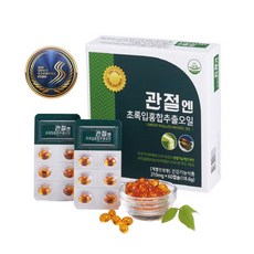 씨스팡 관절엔 관절팔팔 60c 4세트 (4개월분) 부모님 선물 초록잎홍합 무릎 관절 영양제, 4개, 60정