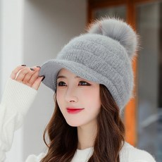 에스라이프 중년 여성 털 겨울 모자