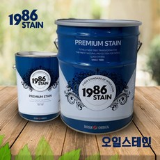 1986 오일스테인 방수 데크 페인트 18L 엘로우 리뷰후기