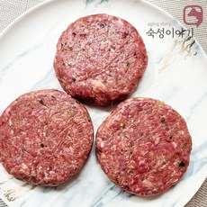 숙성이야기 수제 소고기 함박스테이크 국내산 냉동 떡갈비 햄버거 패티 리뷰후기