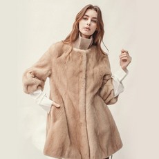 NAFA 노카라 휘메일 밍크 자켓