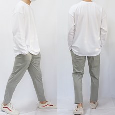 러쉬 아이스 쿨링 테이퍼드핏 밴딩 팬츠 빅사이즈 M5XL 시원한바지 리뷰후기