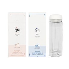 마시는 링티 링거 워터 레몬맛 복숭아맛원형보틀증정 리뷰후기