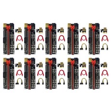 이더리움 채굴기 비트코인 채굴장 가정용 채굴부품 VER018 Plus PCI-E Riser Card Express 1X To Extension, 한개옵션1, 02 파란
