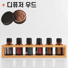 6구 24구 우드 스탠드 15ml 에센셜 오일 향수 진열대 도테라 멜라루카 호환 원목 디퓨저 OCS