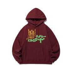 NICEGHOSTCLUB후디 나이스고스트클럽후디 캐릭터후드티 버건디후드티 GL8971
