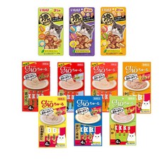 이나바 고양이 파우치 간식 야끼믹스 챠오츄르 리뷰후기
